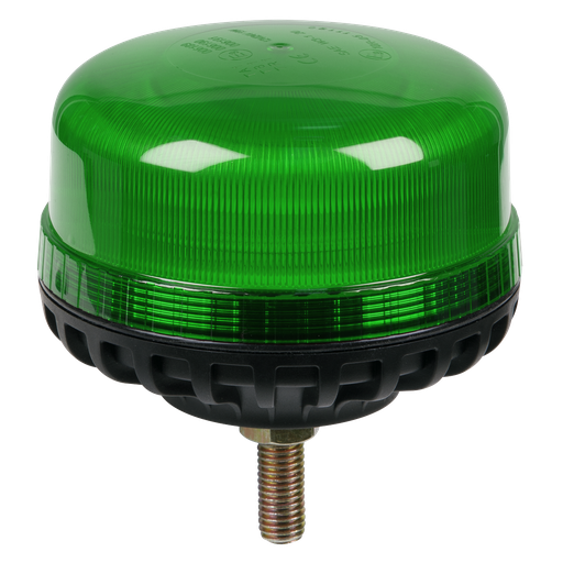 [WB951LEDG] Sealey Warning Beacon with 12mm Bolt Fixing SMD LED 12/24V - Green
