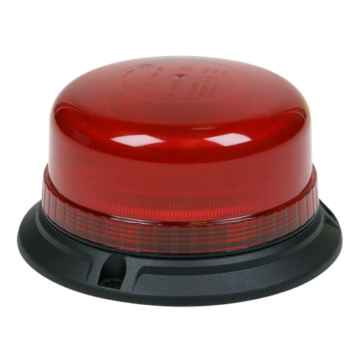 [WB952LEDR] Warning Beacon with Bolt Fixing 3 x 6.5mm 36W SMD LED 12/24V - Red