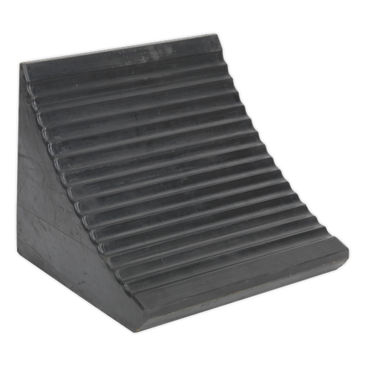 [WC12] Sealey Heavy-Duty Rubber Wheel Chock - Single