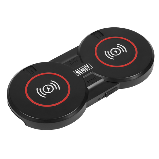 [WCB4] Sealey Wireless Charging Base Double 5V⎓2A