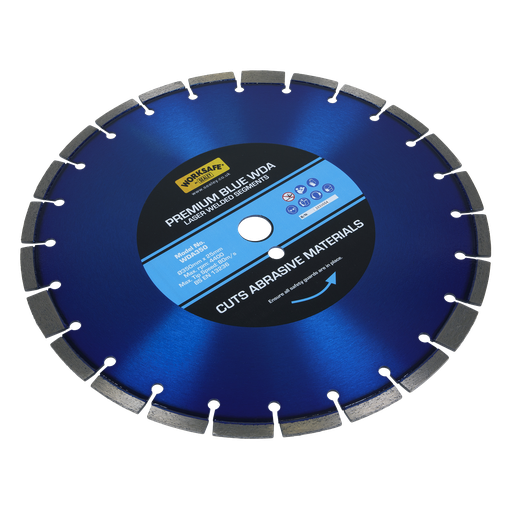 [WDA350] Sealey Worksafe® Premium Blue WDA Diamond Blade 350 x 25mm