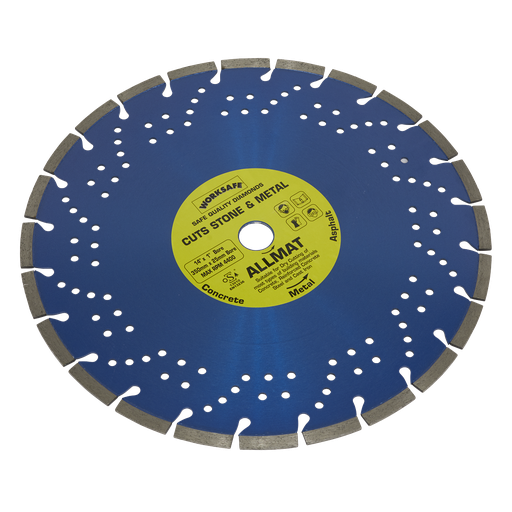 [WDPA350/25] Sealey Worksafe® Platinum Allmat Diamond Blade 350 x 25mm