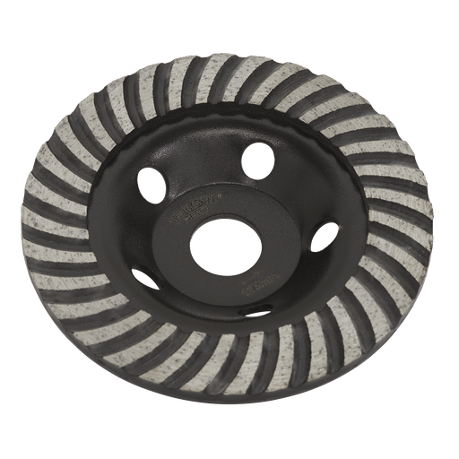 [WDRTCUP125] Sealey Worksafe® Turbo Row Concrete Grinding Head 125mm