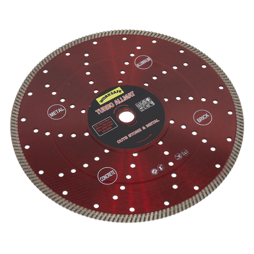 [WDTA300] Sealey Worksafe® Turbo Allmat Diamond Blade 300 x 20mm