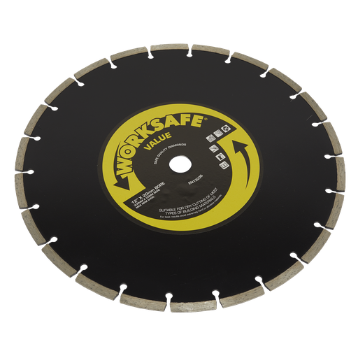 [WDV300/20] Sealey Worksafe® Value Diamond Blade 300 x 20mm