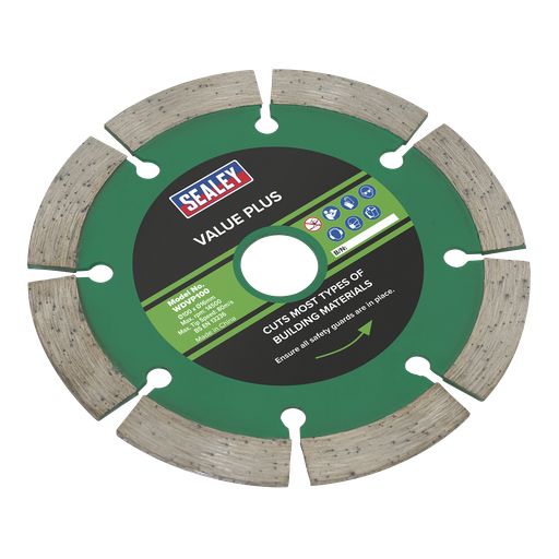 [WDVP100] Sealey Worksafe® Value Plus Diamond Blade 100 x 16mm