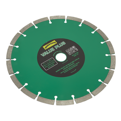[WDVP230] Sealey Worksafe® Value Plus Diamond Blade 230 x 22mm