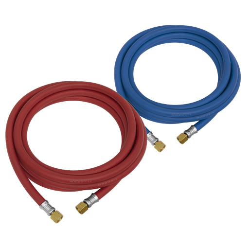 [WH05] Sealey Oxy Acetylene Welding Hose Set 5m - EN ISO 3821 (EN 559)