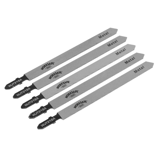 [WJT318A] Sealey Jigsaw Blade for Metal 105mm 21tpi - Pack of 5