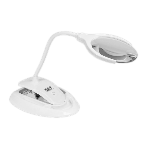 [WL63/8D] Sealey Rechargeable Dimmable Dual Mounting Magnifying Worklight 