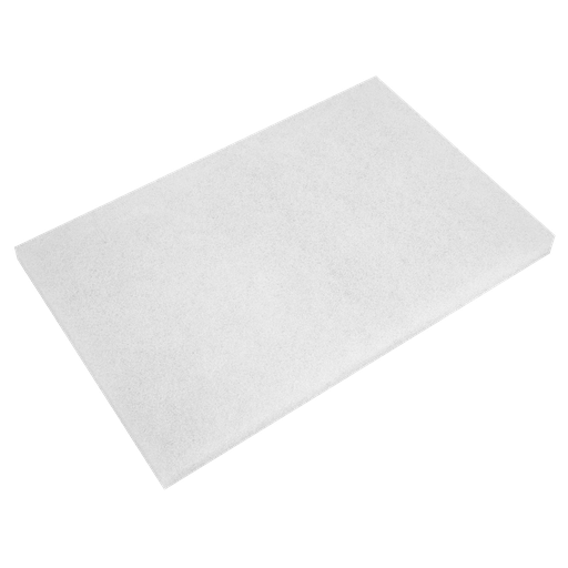 [WPP1218] Sealey Worksafe® White Polishing Pads 12 x 18 x 1" - Pack of 5