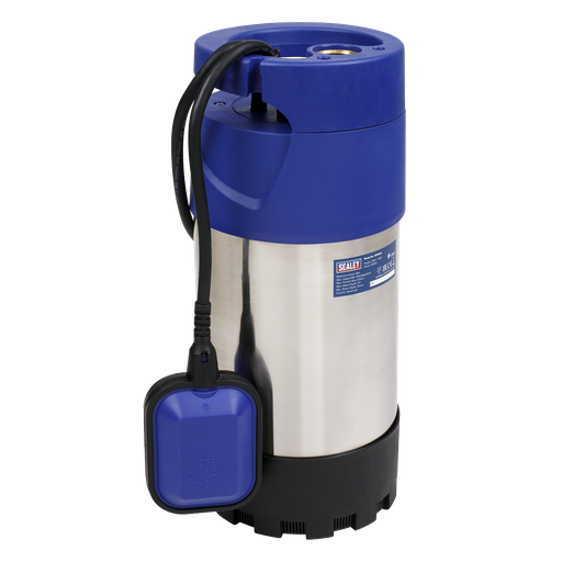 [WPS92A] Sealey Submersible Stainless Water Pump Automatic 92L/min 40m Head 230V