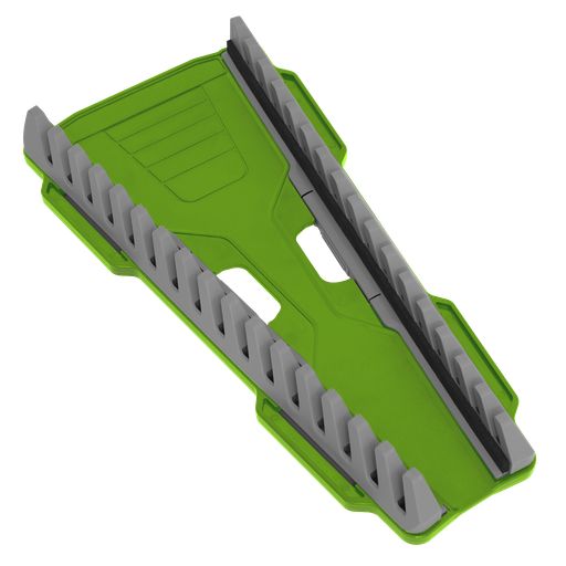 [WR11HV] Sealey Premier Reversible Spanner Rack 16pc - Hi-Vis Green