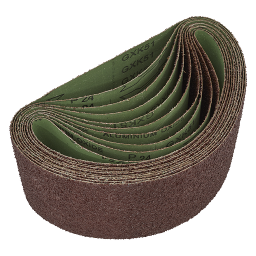 [WSB61245] Sealey Worksafe® 100 x 610mm Sanding Belt 24Grit - Pack of 5