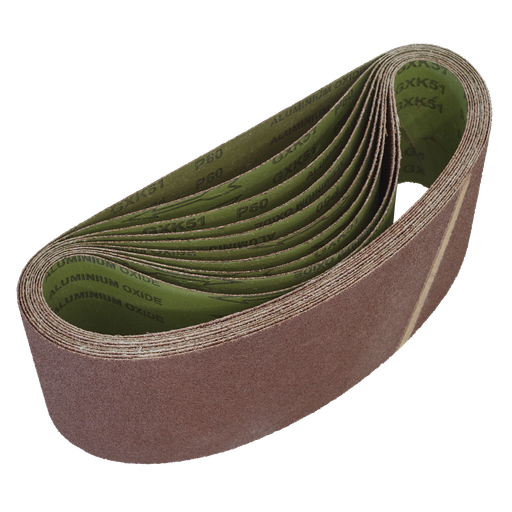 [WSB6160] Sealey Worksafe® 100 x 610mm Sanding Belt 60Grit - Pack of 10