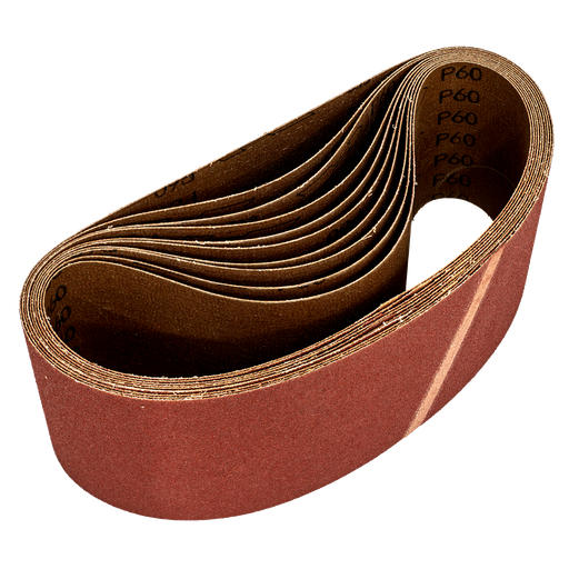 [WSB6260] Sealey Worksafe® 100 x 620mm Sanding Belt 60Grit - Pack of 10