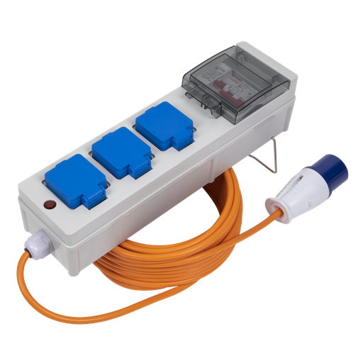 [WSC16133] Sealey Caravan & Camping Mains Unit 15m with RCD