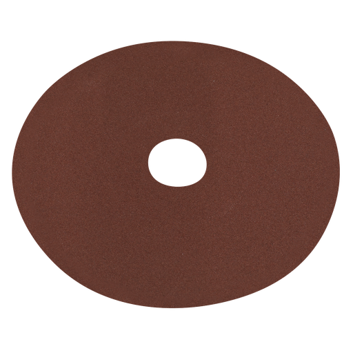 [WSD5120] Sealey Worksafe® 125mm Fibre Backed Sanding Disc 120Grit - Pack 