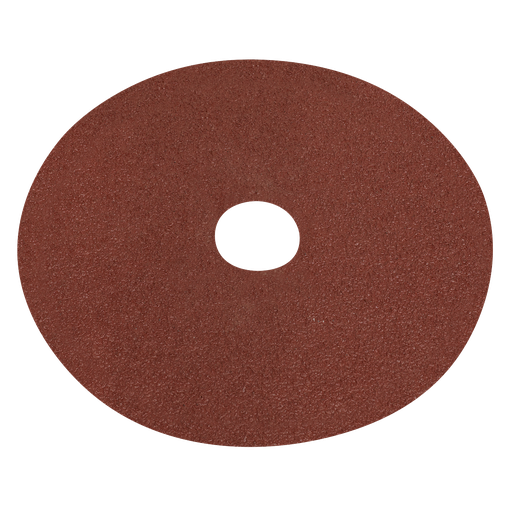 [WSD540] Sealey Worksafe® 125mm Fibre Backed Sanding Disc 40Grit - Pack o