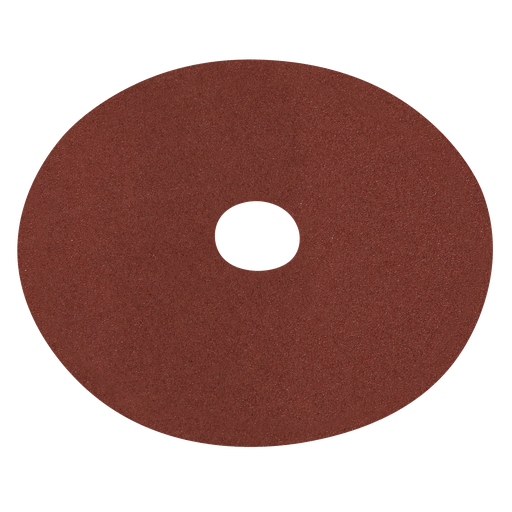 [WSD560] Sealey Worksafe® 125mm Fibre Backed Sanding Disc 60Grit - Pack o
