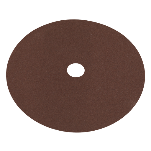 [WSD7120] Sealey Worksafe® 175mm Fibre Backed Sanding Disc 120Grit - Pack 