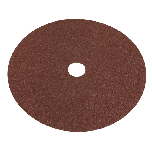 [WSD740] Sealey Worksafe® 175mm Fibre Backed Sanding Disc 40Grit - Pack o
