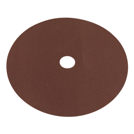 [WSD780] Sealey Worksafe® 175mm Fibre Backed Sanding Disc 80Grit - Pack o