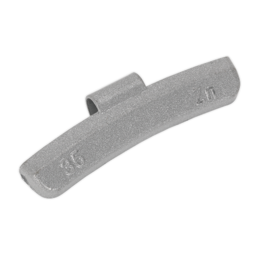 [WWAH35] Sealey Plastic Coated Zinc Plated Hammer-On Wheel Weight for Alloy Wheels 35g - Pack of 50