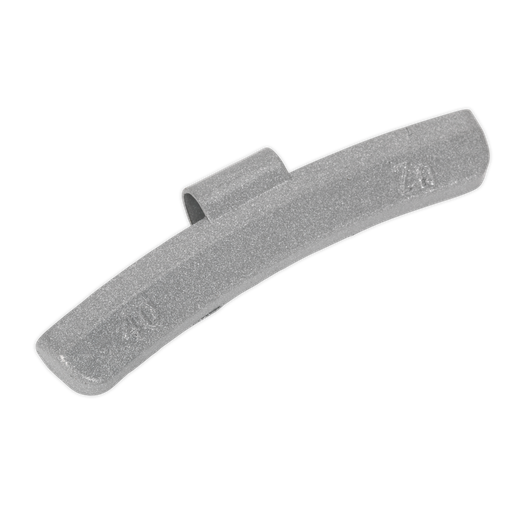 [WWAH40] Sealey Plastic Coated Zinc Plated Hammer-On Wheel Weight for Alloy Wheels 40g - Pack of 50