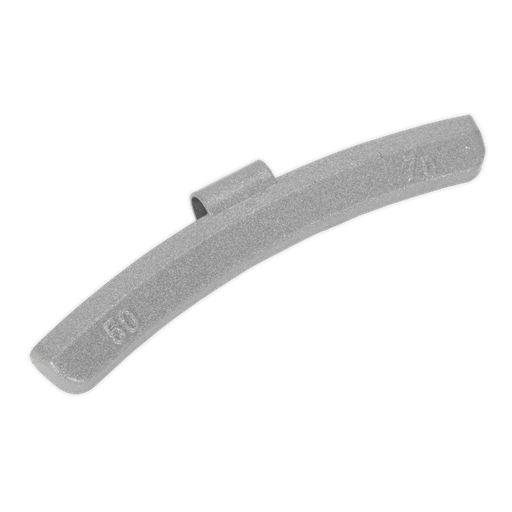 [WWAH50] Sealey Plastic Coated Zinc Plated Hammer-On Wheel Weight for Alloy Wheels 50g - Pack of 50