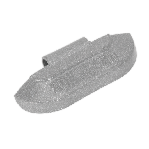 [WWSH20] Sealey Zinc Plated Hammer-On Wheel Weight for Steel Wheels 20g - Pack of 100