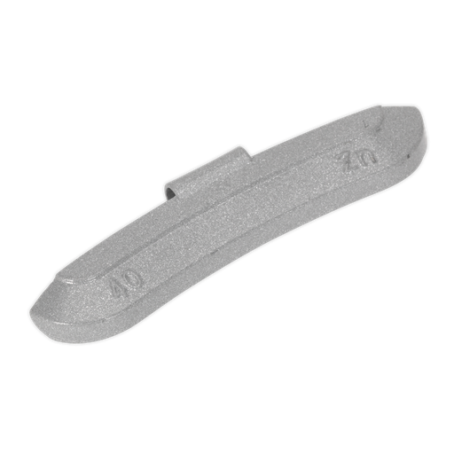 [WWSH40] Sealey Zinc Plated Hammer-On Wheel Weight for Steel Wheels 40g - Pack of 50