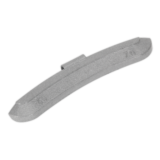 [WWSH50] Sealey Zinc Plated Hammer-On Wheel Weight for Steel Wheels 50g - Pack of 50