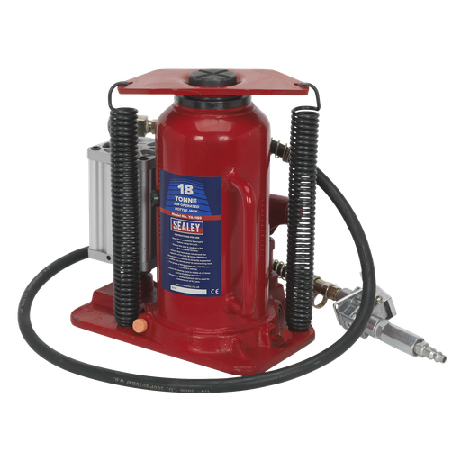 [YAJ18S] Sealey Air Operated Hydraulic Bottle Jack 18 Tonne