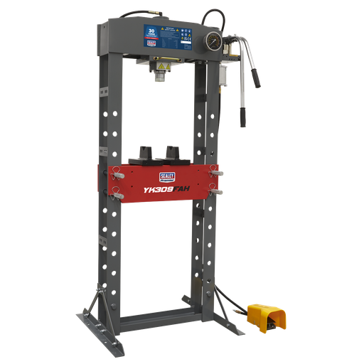 [YK309FAH] Sealey Premier Air/Hydraulic Floor Type Press with Foot Pedal 30 Tonne