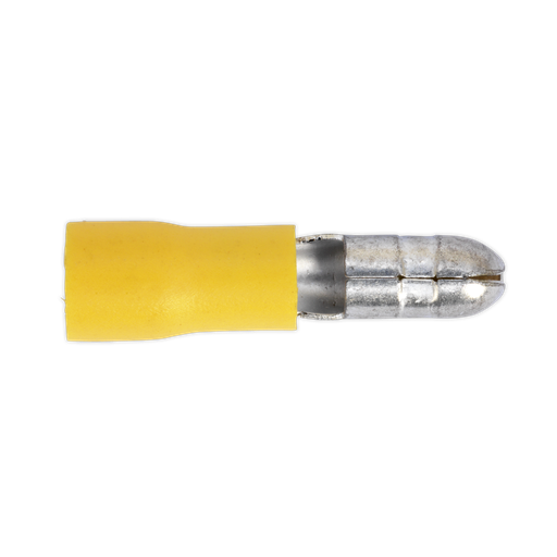 [YT21] Sealey Bullet Terminal 5mm, Yellow - Pack of 100