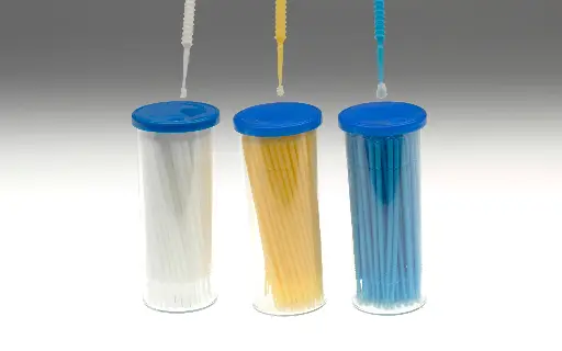 [MICROBRUSH-1.5] Starchem YELLOW MICRO BRUSH 1.5MM PK100