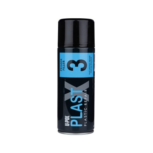 [PLAS/3] Upol 400ml Plast X Grey Plastic Primer Filler Aerosol (Each)