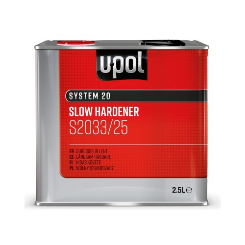 [S2033/1] Upol S2033 Slow Hardener 1L Tin Clear 