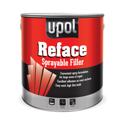 [UPOL/SF1] Upol 1ltr Reface White 2K Polyester Spray Filler Including Hardener (Each)