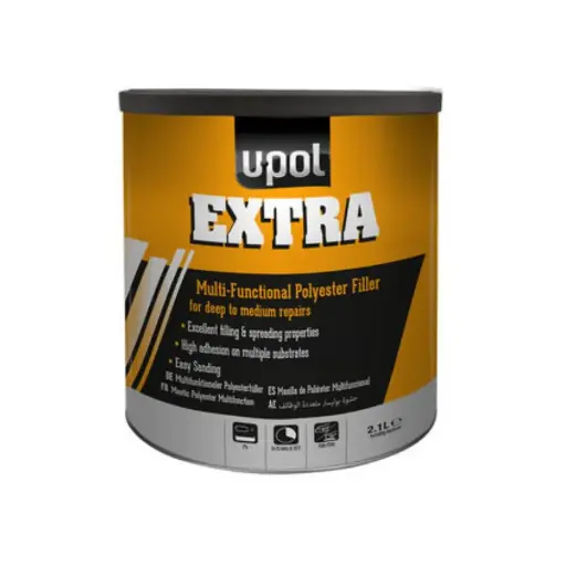 [UPOLE/4] Upol EXTRA - Smooth Body Filler Light grey 2.1L tin