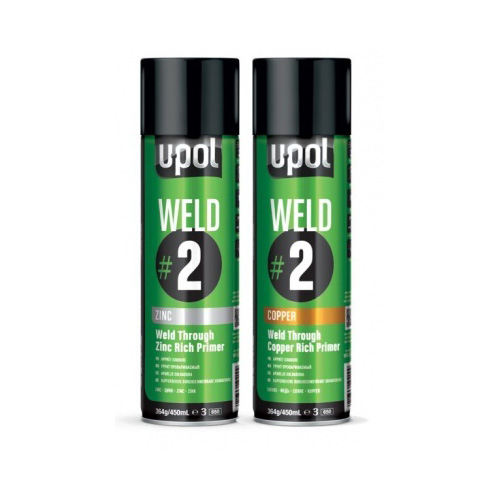 [WELDC/AL] Upol 450ml Weld 2 Weld Through Copper Rich Primer Aerosol (Each)