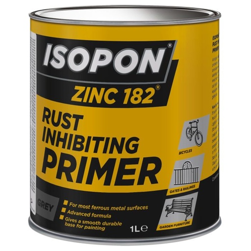 [Z182/M] Upol ZINC 182 Rust Inhibiting Primer 1L Tin Grey 