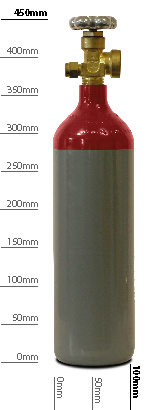 [ADAM0105] Adams Gas Propylene Gas Bottle, 2L,  for Heating, Cutting, Brazi