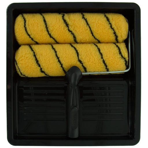 [43101] Coral Max Coat Paint Roller Kit with HEADLOCK Frame and Polyeste