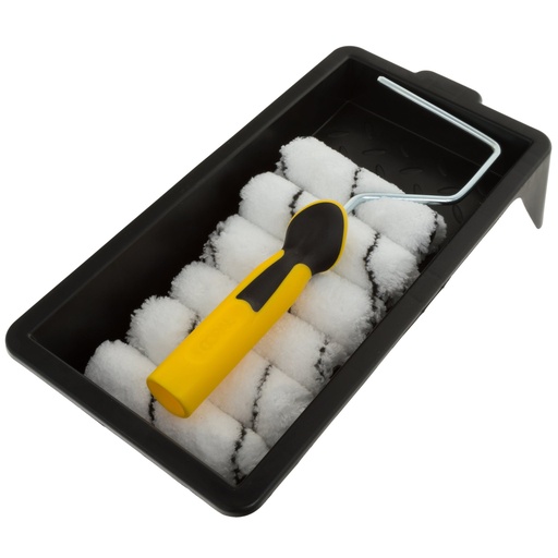 [43400] Coral Easy Coater Paint Mini Roller Kit with Microfibre Covers f