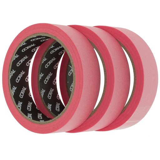 [71600] Coral Precision Masking Tape for Sharp Lines and Professional Re