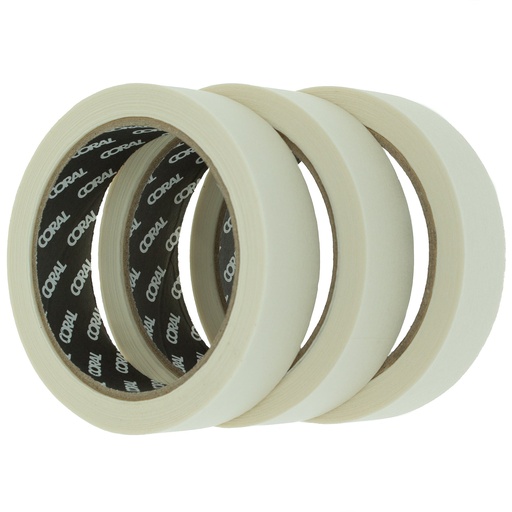 [71300] Coral Essentials Masking Tape for Paint Craft Trade and DIY 1 in