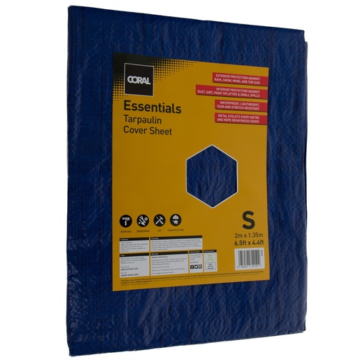 [72210] Coral Essentials Tarpaulin 2x1.35m