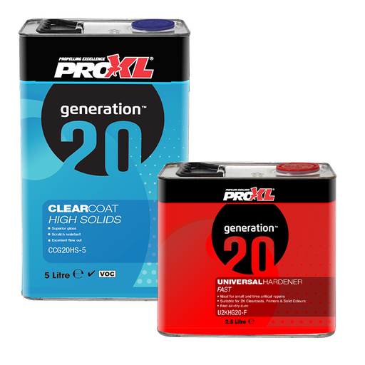 [CCG20HS-5XF] PROXL GENERATION20 - HIGH SOLIDS 2K CLEARCOAT EXTRA FAST KIT (7.